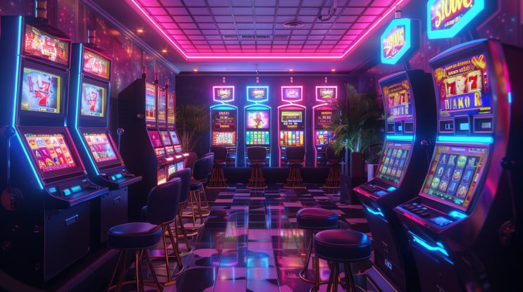 OWW777 လောင်းကစား Myanmar - Mobile APP ဖြင့် Slots နှင့် Casino ကစားနေသောမြင်ကွင်း